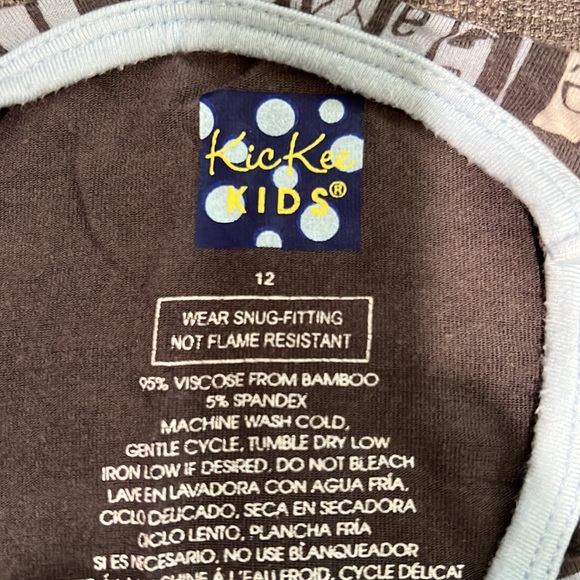 Set of 2 pairs KicKee Kids Boys Pajamas - Picture 5 of 5